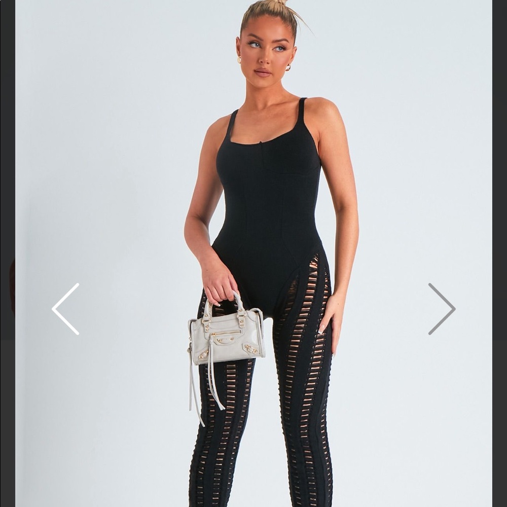 Missy empire knitted jumpsuit